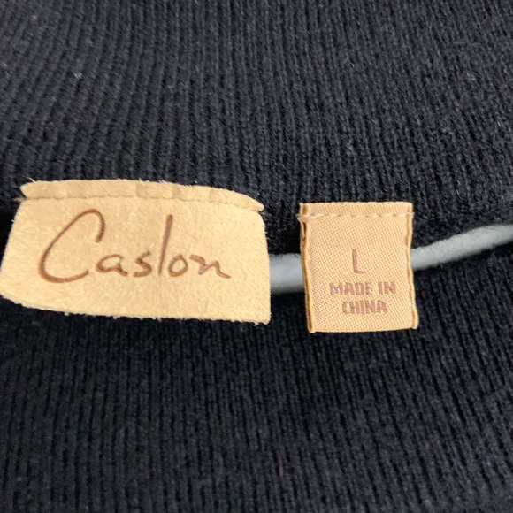 Caslon | 100 % Cashmere Boat Neck Sweater Sz Large - Picture 4 of 5